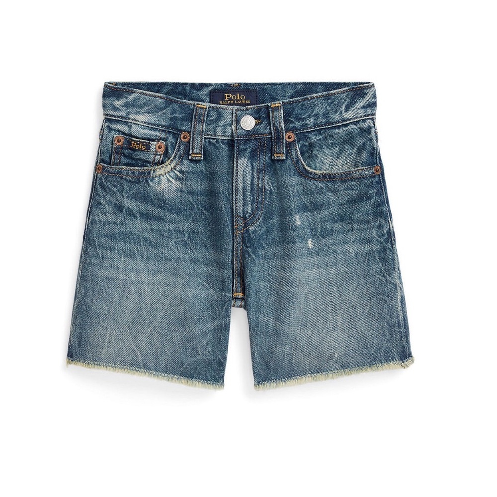 NWT Polo Ralph Lauren Sullivan Slim Cutoff Denim Shorts, Size 4